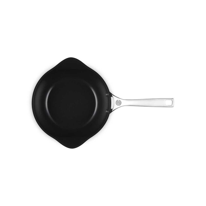 Le Creuset Non-Stick Ceramic Chef's Pan with Pouring Spouts 24cm image number 2